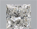 Natural Diamond 0.70 Carats, Princess with  Cut, G Color, VS1 Clarity and Certified by GIA