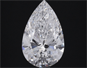 Natural Diamond 2.52 Carats, Pear with  Cut, D Color, VVS1 Clarity and Certified by GIA
