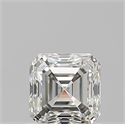 Natural Diamond 1.01 Carats, Asscher with  Cut, J Color, VVS2 Clarity and Certified by GIA