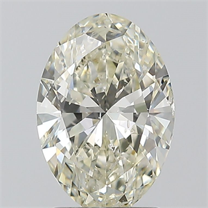 Foto Diamante Natural 1.71 quilates, Ovalado , Color L, claridad SI2 y certificado GIA de