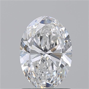 Picture of Natural Diamond 1.20 Carats, Oval with  Cut, E Color, SI1 Clarity and Certified by GIA