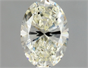 Natural Diamond 1.01 Carats, Oval with  Cut, L Color, VVS1 Clarity and Certified by GIA