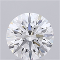 Del inventario de diamantes de laboratorio, 2.09 quilates, Redondo , Color E, claridad VVS2 y certificado IGI