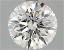 Natural Diamond 2.01 Carats, Round with Excellent Cut, I Color, SI1 Clarity and Certified by GIA