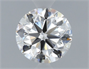 Natural Diamond 0.71 Carats, Round with Very Good Cut, F Color, IF Clarity and Certified by GIA