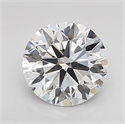 Lab Grown Diamond 1.06 Carats, Round with Ideal Cut, F Color, IF Clarity and Certified by IGI