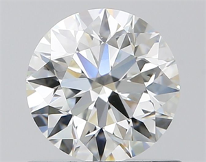 Picture of Natural Diamond 0.74 Carats, Round with Excellent Cut, F Color, VVS1 Clarity and Certified by GIA
