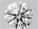 Diamante Natural 0.42 quilates, Redondo , Color H, claridad IF y certificado GIA