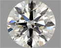 Natural Diamond 0.70 Carats, Round with Excellent Cut, J Color, VVS2 Clarity and Certified by GIA
