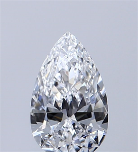 Foto Diamante Natural 0.50 quilates, De pera , Color D, claridad SI2 y certificado GIA de