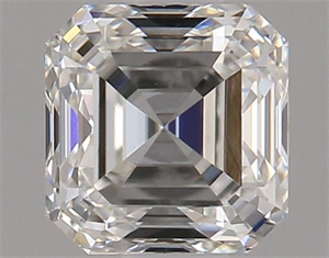 Foto Diamante Natural 0.70 quilates, Asscher , Color I, claridad VS2 y certificado GIA de