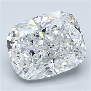 Picture of Natural Diamond 3.01 Carats, Cushion with  Cut, E Color, VVS2 Clarity and Certified by GIA