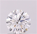 Natural Diamond 1.09 Carats, Round with Excellent Cut, G Color, SI1 Clarity and Certified by IGI