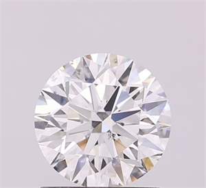 Picture of Natural Diamond 1.09 Carats, Round with Excellent Cut, G Color, SI1 Clarity and Certified by IGI
