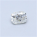 Natural Diamond 0.36 Carats, Cushion with  Cut, I Color, VS1 Clarity and Certified by GIA