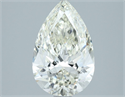 Natural Diamond 2.03 Carats, Pear with  Cut, J Color, SI1 Clarity and Certified by IGI