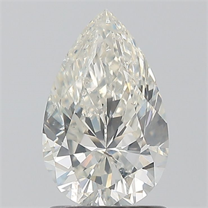 Picture of Natural Diamond 1.19 Carats, Pear with  Cut, I Color, SI2 Clarity and Certified by GIA