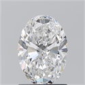 Natural Diamond 1.20 Carats, Oval with  Cut, E Color, VS2 Clarity and Certified by GIA