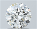 Diamante Natural 0.90 quilates, Redondo , Color I, claridad VVS2 y certificado GIA