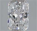 Natural Diamond 0.52 Carats, Radiant with  Cut, D Color, VVS1 Clarity and Certified by GIA