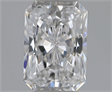 Natural Diamond 0.52 Carats, Radiant with  Cut, D Color, VVS1 Clarity and Certified by GIA