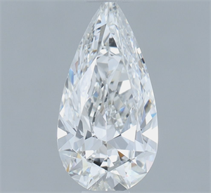 Picture of Natural Diamond 0.58 Carats, Pear with  Cut, G Color, VVS1 Clarity and Certified by GIA