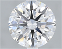 Lab Grown Diamond 2.25 Carats, Round with Excellent Cut, E Color, VS1 Clarity and Certified by GIA