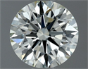 Natural Diamond 0.50 Carats, Round with Excellent Cut, L Color, VVS2 Clarity and Certified by GIA