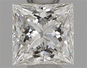 Picture of Natural Diamond 0.32 Carats, Princess with  Cut, G Color, VVS1 Clarity and Certified by GIA
