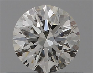 Picture of Natural Diamond 0.44 Carats, Round with Excellent Cut, I Color, VVS1 Clarity and Certified by GIA