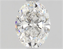 Natural Diamond 0.80 Carats, Oval with  Cut, F Color, VS2 Clarity and Certified by GIA