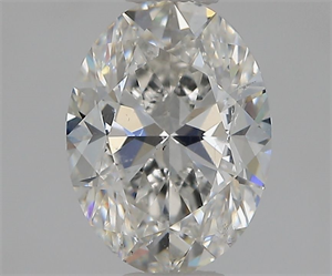 Picture of Natural Diamond 1.30 Carats, Oval with  Cut, G Color, SI1 Clarity and Certified by GIA