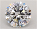 Lab Grown Diamond 1.93 Carats, Round with Ideal Cut, E Color, VVS2 Clarity and Certified by IGI