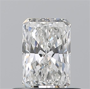 Picture of Natural Diamond 0.52 Carats, Radiant with  Cut, G Color, VVS1 Clarity and Certified by GIA