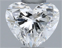 Natural Diamond 0.30 Carats, Heart with  Cut, G Color, VS1 Clarity and Certified by GIA
