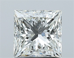 Picture of Natural Diamond 1.01 Carats, Princess with  Cut, H Color, VVS2 Clarity and Certified by GIA