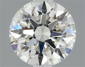 Picture of Natural Diamond 0.41 Carats, Round with Excellent Cut, I Color, SI1 Clarity and Certified by GIA