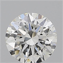 Natural Diamond 0.70 Carats, Round with Excellent Cut, F Color, VS2 Clarity and Certified by GIA