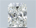 Natural Diamond 0.90 Carats, Radiant with  Cut, I Color, VS2 Clarity and Certified by GIA