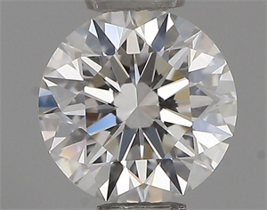 Picture of Natural Diamond 0.40 Carats, Round with Excellent Cut, G Color, IF Clarity and Certified by GIA