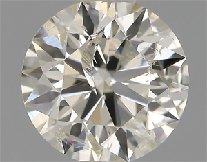 Picture of Natural Diamond 0.70 Carats, Round with Excellent Cut, I Color, I1 Clarity and Certified by IGI