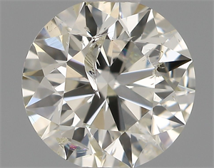 Picture of Natural Diamond 0.70 Carats, Round with Excellent Cut, I Color, I1 Clarity and Certified by IGI