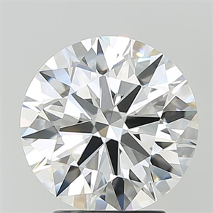 Picture of Lab Grown Diamond 3.10 Carats, Round with Ideal Cut, F Color, VVS2 Clarity and Certified by IGI