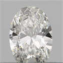 Natural Diamond 0.19 Carats, Oval with  Cut, I Color, VVS1 Clarity and Certified by IGI