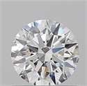 Natural Diamond 0.70 Carats, Round with Excellent Cut, G Color, VS2 Clarity and Certified by GIA
