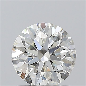 Picture of Natural Diamond 1.00 Carats, Round with Excellent Cut, J Color, SI1 Clarity and Certified by GIA