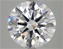 Lab Grown Diamond 5.13 Carats, Round with Ideal Cut, D Color, VS2 Clarity and Certified by IGI