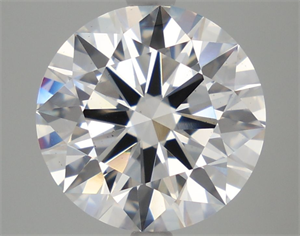 Picture of Lab Grown Diamond 5.13 Carats, Round with Ideal Cut, D Color, VS2 Clarity and Certified by IGI