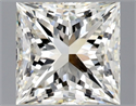 Natural Diamond 1.53 Carats, Princess with  Cut, J Color, VS1 Clarity and Certified by GIA