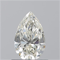 Diamante Natural 0.70 quilates, De pera , Color J, claridad VVS2 y certificado GIA